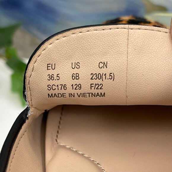 Stuart Weitzman Newport Driving Calf Hair Loafers Cheetah Print 6 - Picture 13 of 13